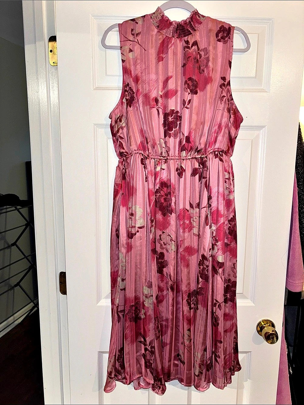 TORRID Floral Maxi Dress Pink Size 1 Like New